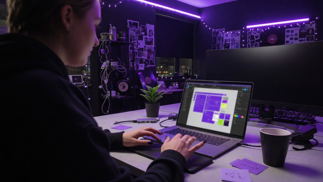 Creative studio workspace
